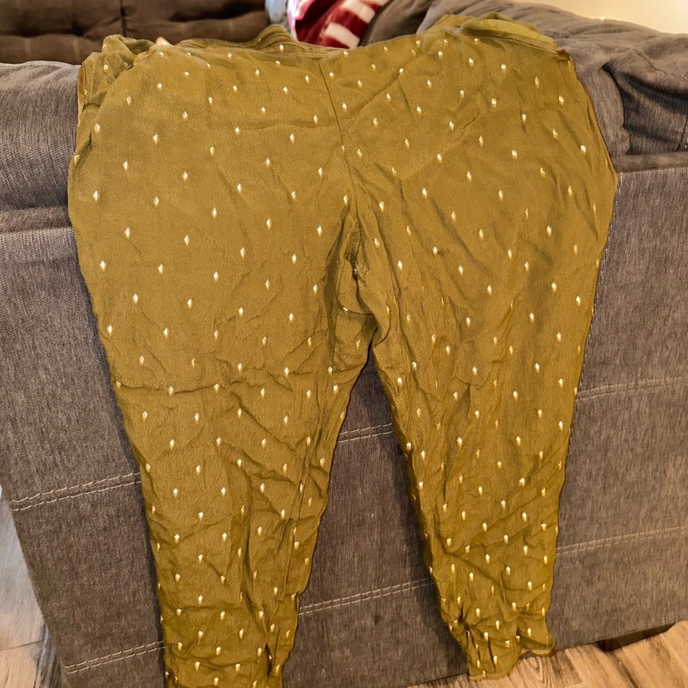 Green business pants